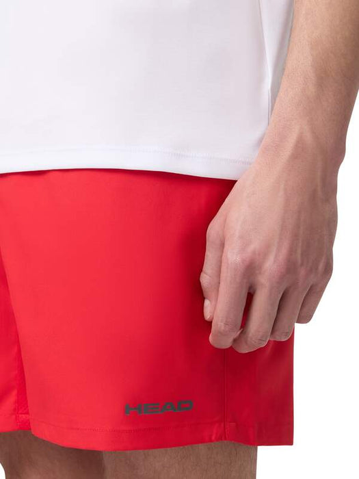 Head Club 25 Tech Polo Shirt Weiß AND Head Club Shorts Rot (SG Margetshöchheim)