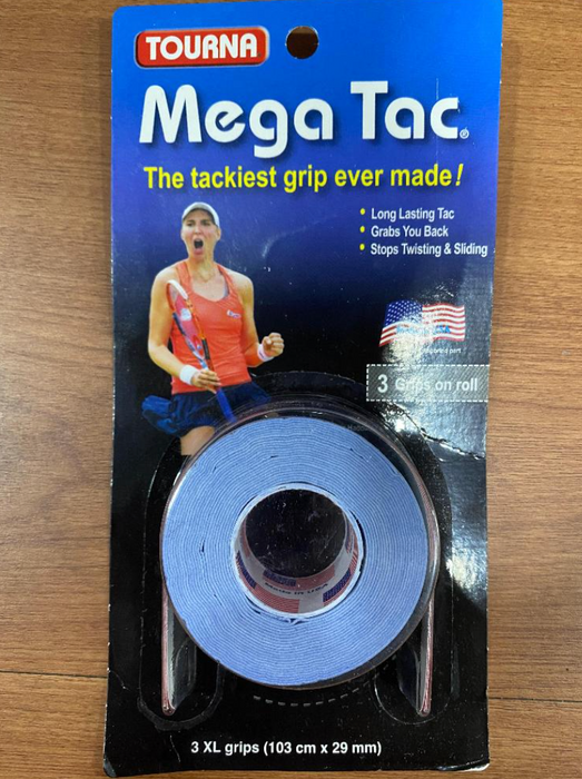 Tourna Mega Tac XL 3 grips (Weiß)