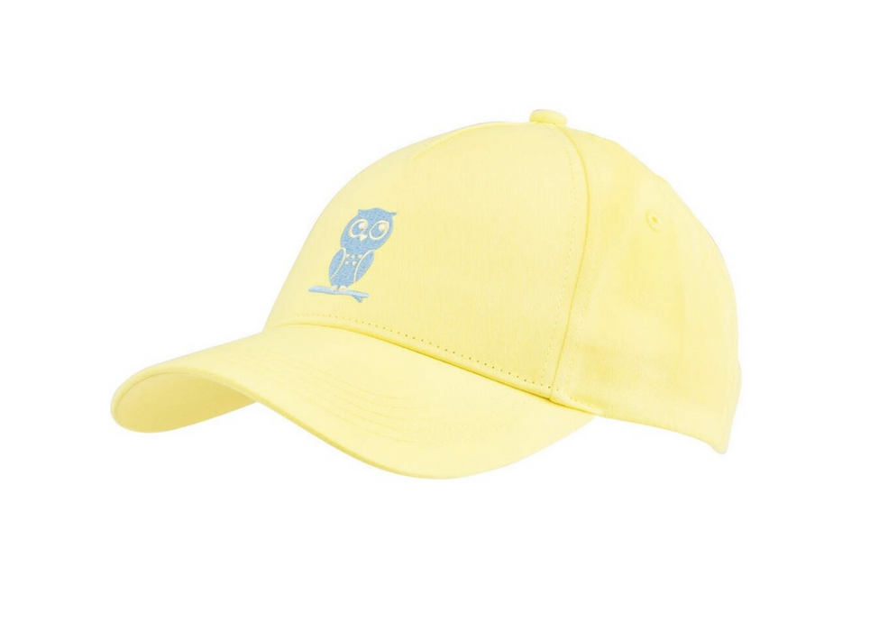 Head Cap Kids Owl Gelb