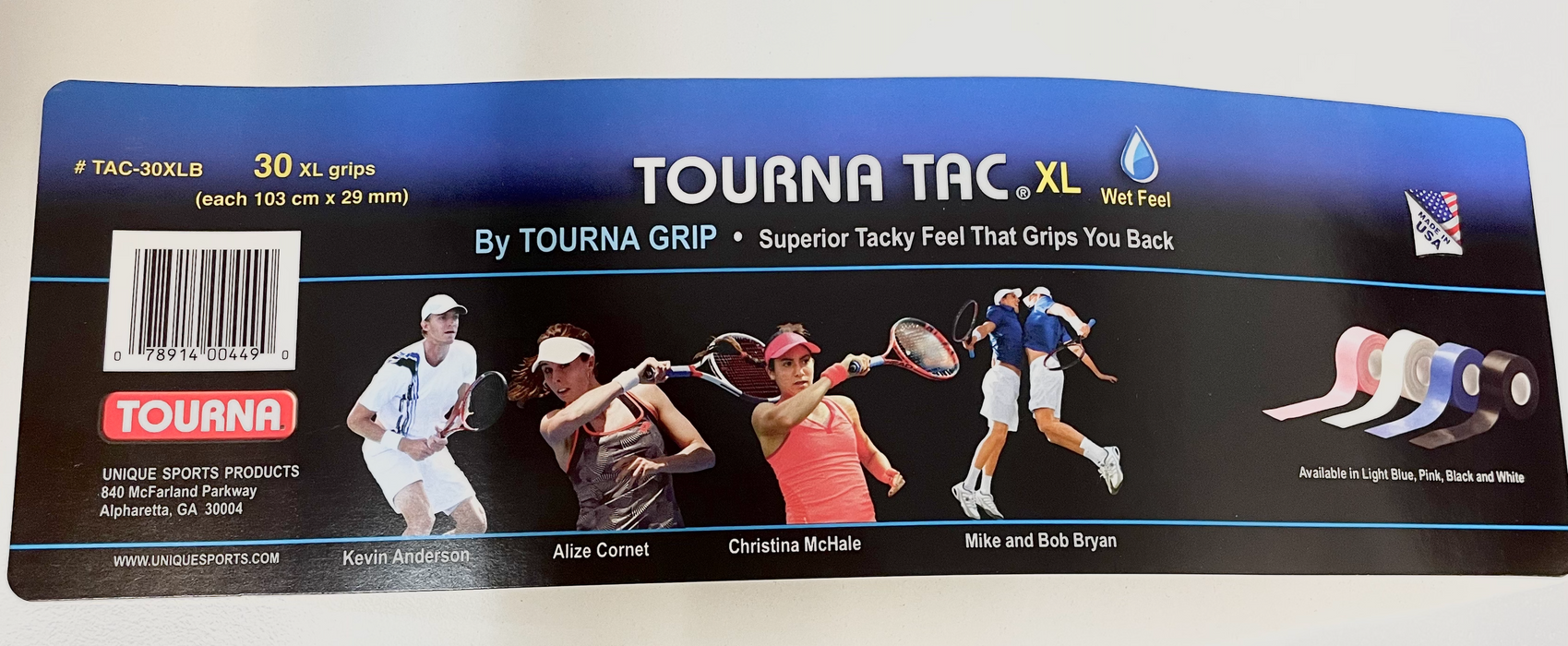 TOURNA TAC BLUE 30 TOUR PACK